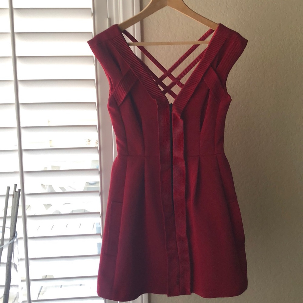 Nanette Lepore red dress